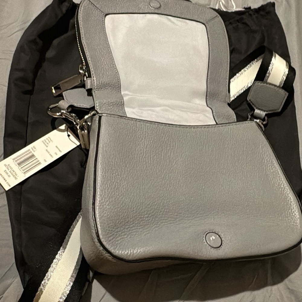 Elegant Gray Crossbody Bag